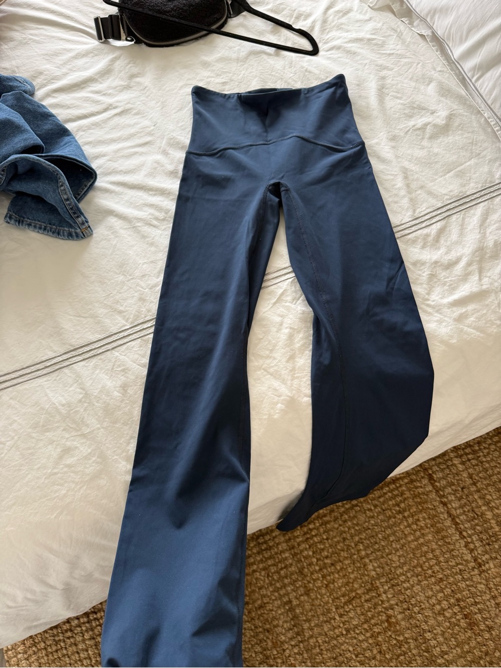 Spanx Navy Blue Yoga Pants